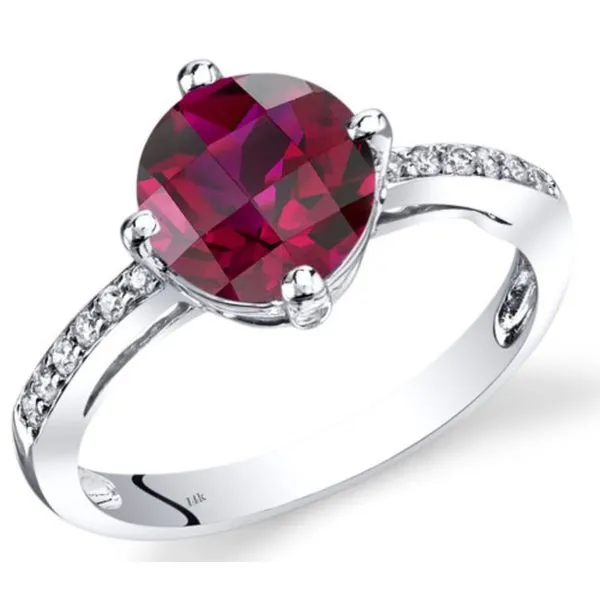 Lab Grown Ruby Ring Sam Dial Jewelers Pullman, WA