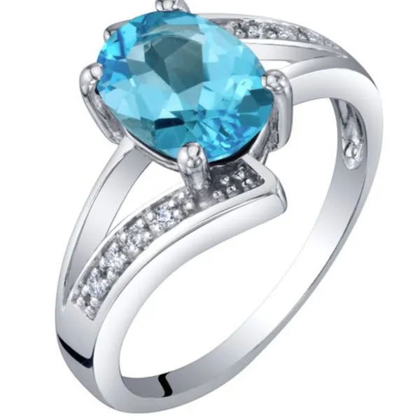 Swiss Blue Topaz Ring Sam Dial Jewelers Pullman, WA