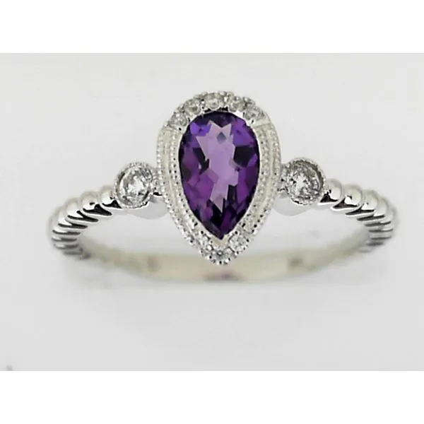 Pear Amethyst Sam Dial Jewelers Pullman, WA