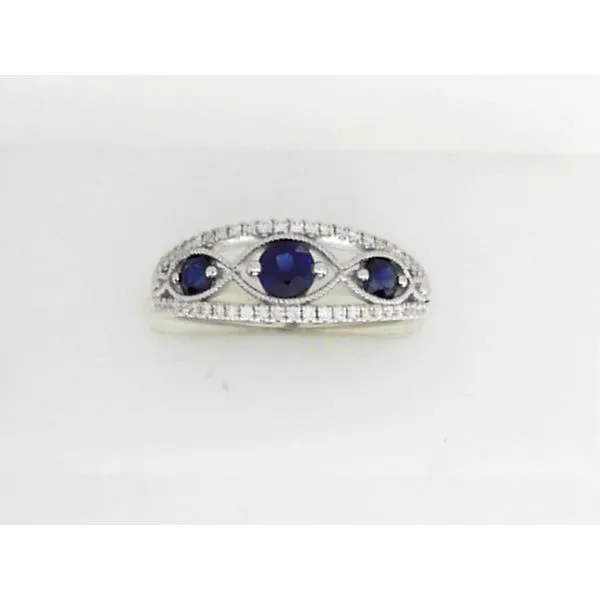 Diamond and Sapphire Band Sam Dial Jewelers Pullman, WA