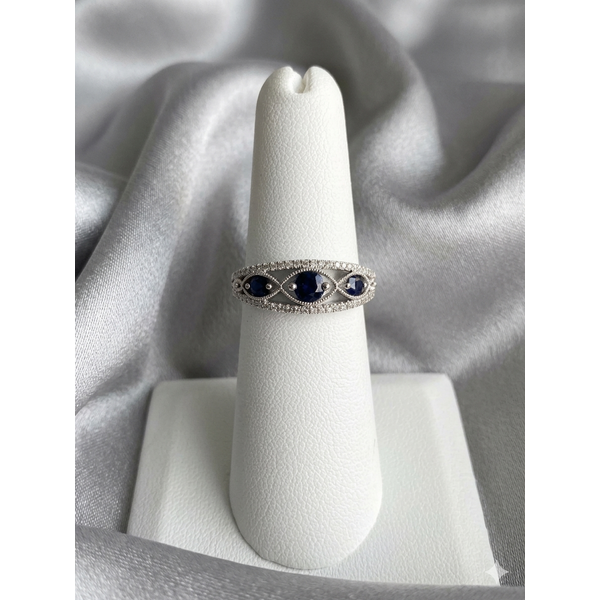 Diamond and Sapphire Band Sam Dial Jewelers Pullman, WA