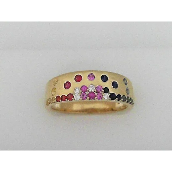 Scattered Mixed Stone Ring Sam Dial Jewelers Pullman, WA