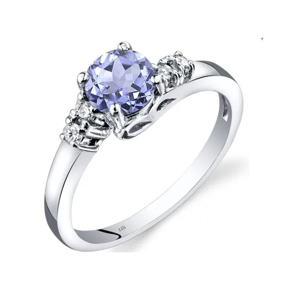 Diamond Tanzanite Ring