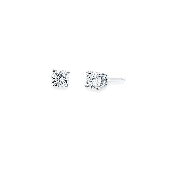 WHITE ZIRCON STUDS Sam Dial Jewelers Pullman, WA