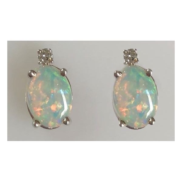 OVAL OPAL STUD EARRINGS Sam Dial Jewelers Pullman, WA