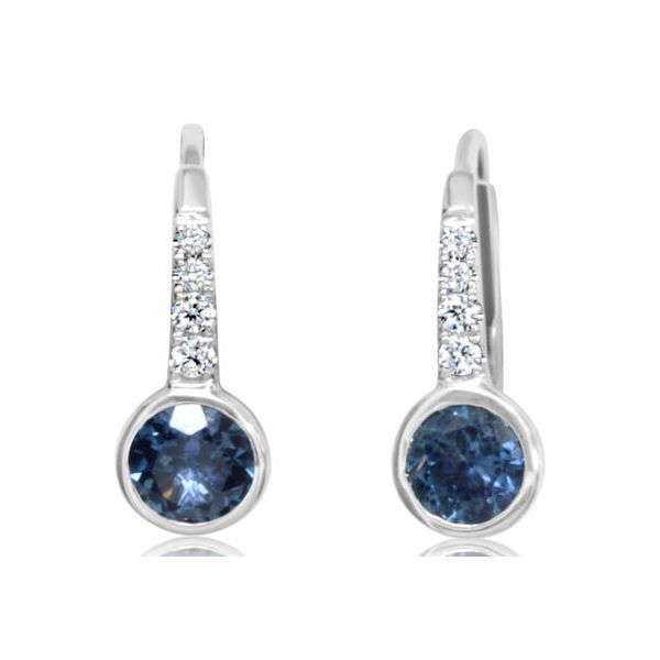 Montana Sapphire Earrings Sam Dial Jewelers Pullman, WA