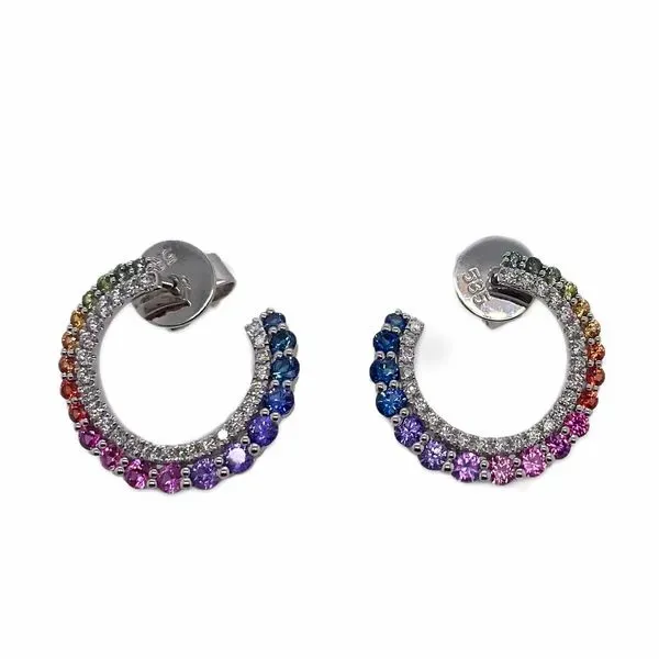 Diamond Rainbow Earrings Sam Dial Jewelers Pullman, WA