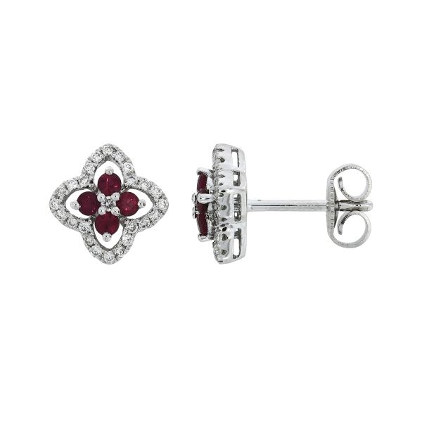 Ruby Earrings Sam Dial Jewelers Pullman, WA