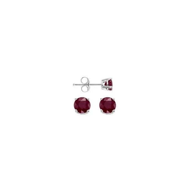 GARNET STUD EARRINGS Sam Dial Jewelers Pullman, WA