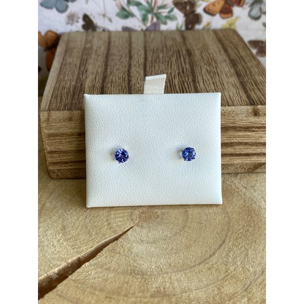 Tanzanite Stud Earrings Image 2 Sam Dial Jewelers Pullman, WA