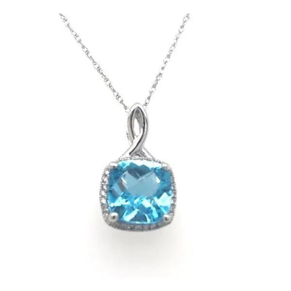 Blue Topaz Pendant Sam Dial Jewelers Pullman, WA