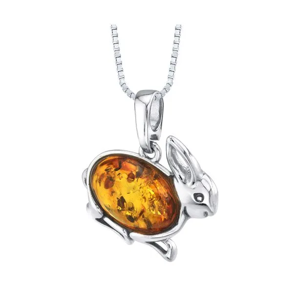 Amber Rabbit Pendant Sam Dial Jewelers Pullman, WA