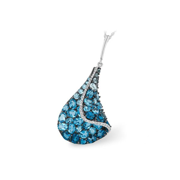 Blue Topaz Pendant Sam Dial Jewelers Pullman, WA