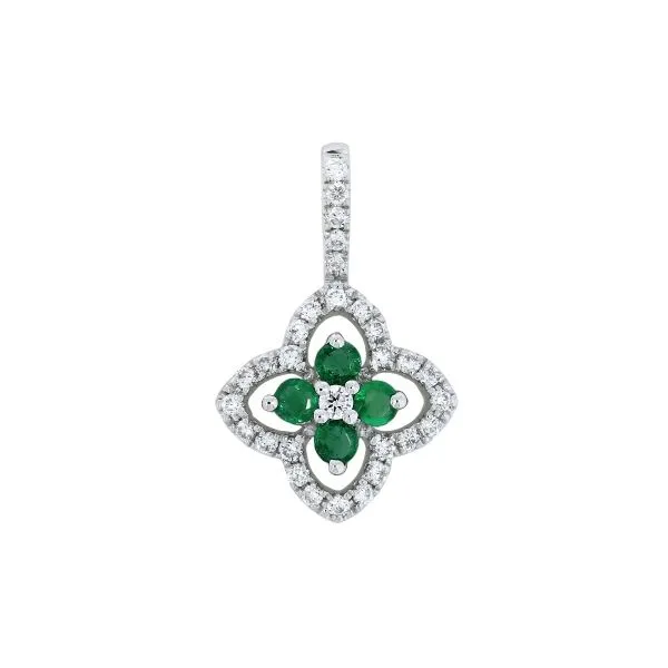 Emerald Clover Pendant Sam Dial Jewelers Pullman, WA