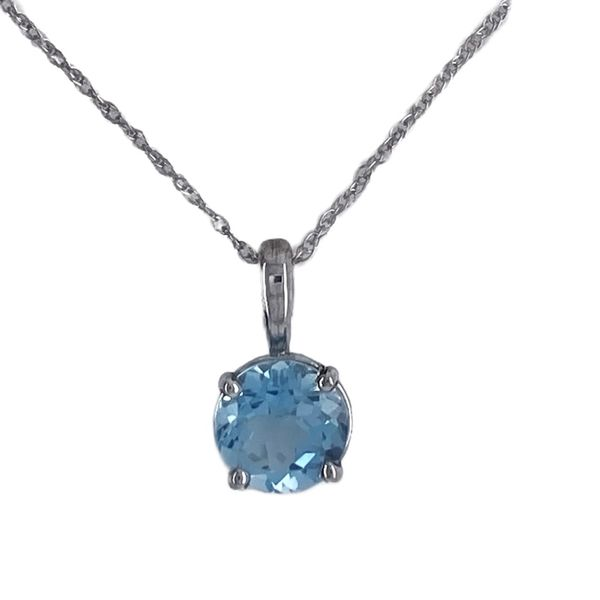 14k Aquamarine Pendant Sam Dial Jewelers Pullman, WA