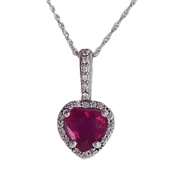 14k Ruby Pendant