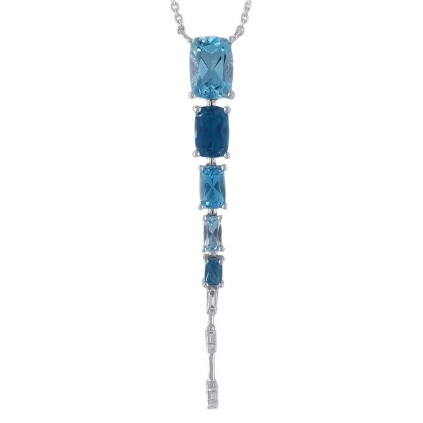 14k Blue Topaz Pendant Sam Dial Jewelers Pullman, WA