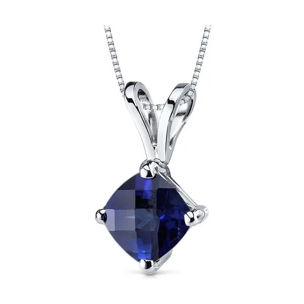 Sterling Silver and Lab Sapphire Sam Dial Jewelers Pullman, WA