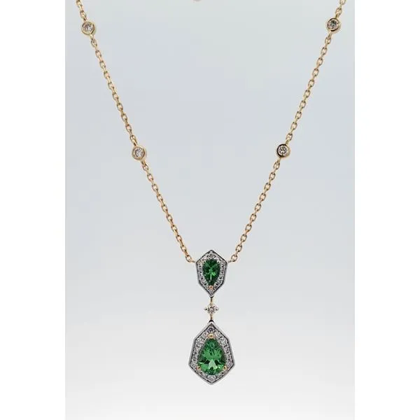 Green Garnet Necklace Sam Dial Jewelers Pullman, WA