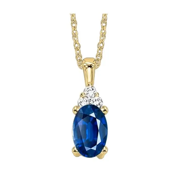 Sapphire Necklace Sam Dial Jewelers Pullman, WA