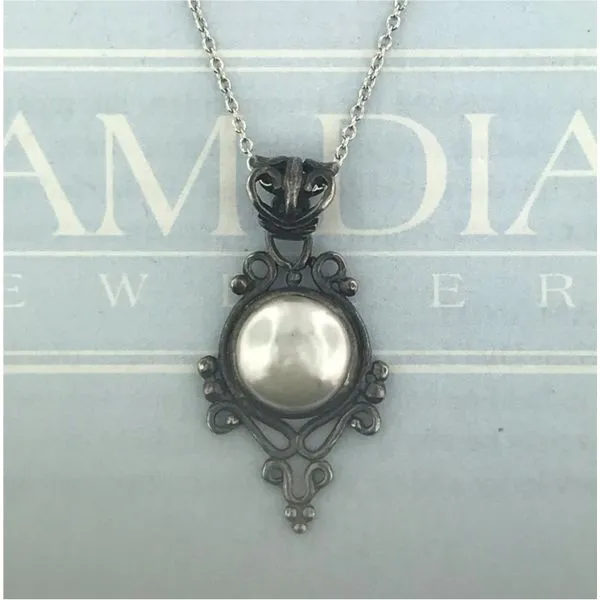Gothic Button Pearl Necklace Sam Dial Jewelers Pullman, WA