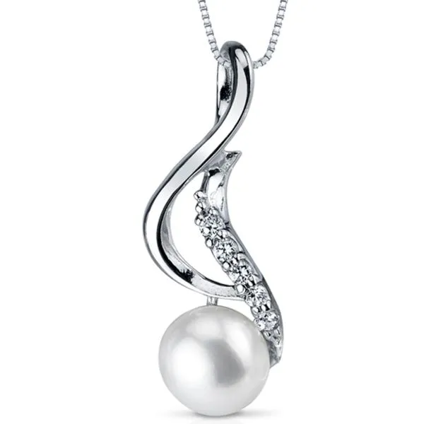 Silver Freshwater Pearl Pendant similar item image