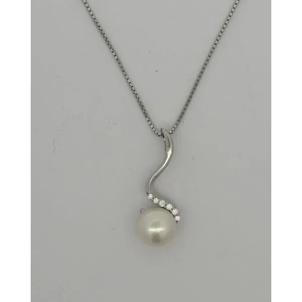 Sterling Silver Pearl Necklace with Accents Sam Dial Jewelers Pullman, WA