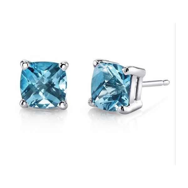 Blue Topaz Earrings Sam Dial Jewelers Pullman, WA