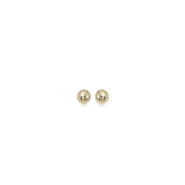 Yellow Gold Ball Earrings Sam Dial Jewelers Pullman, WA