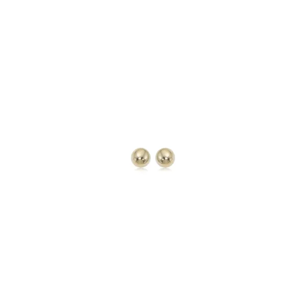 14K Yellow Gold Ball Studs Sam Dial Jewelers Pullman, WA