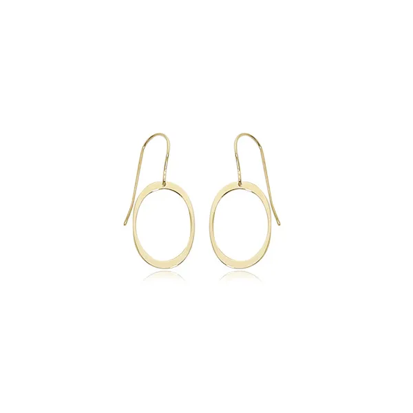 14KY GOLD OVAL EARRINGS Sam Dial Jewelers Pullman, WA