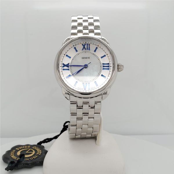 STAINLESS MOTHER OF PEARL WATCH Sam Dial Jewelers Pullman, WA