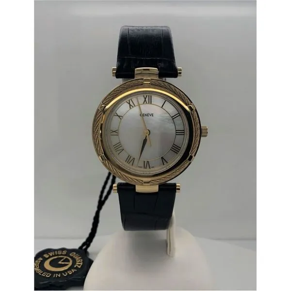 BLACK ALLIGATOR PRINT IRIDENSCENT FACE WATCH WITH ROPE DETAILS Sam Dial Jewelers Pullman, WA