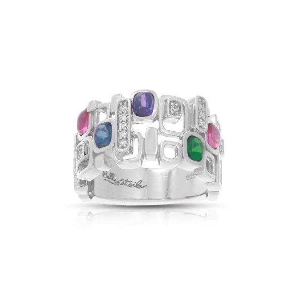 Silver Multi-Color Ring Sam Dial Jewelers Pullman, WA