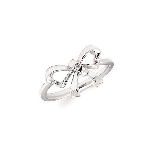 Silver Bow Ring Sam Dial Jewelers Pullman, WA