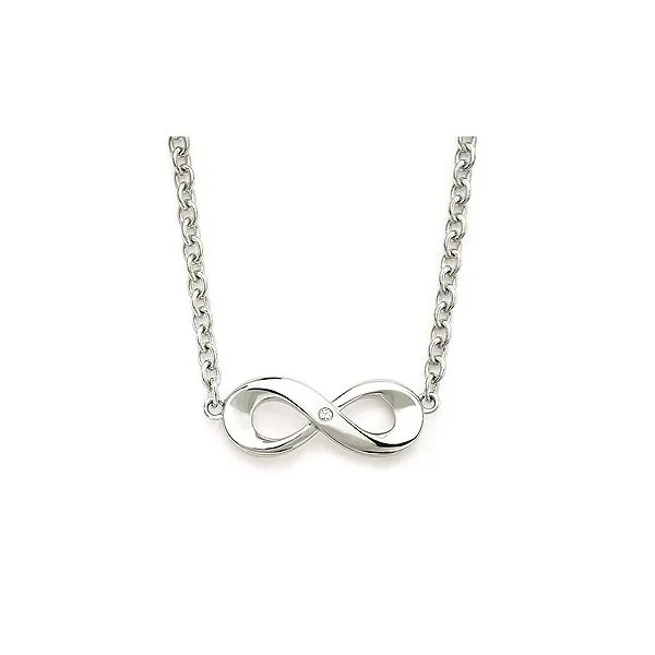 Silver Infinity Pendant Sam Dial Jewelers Pullman, WA