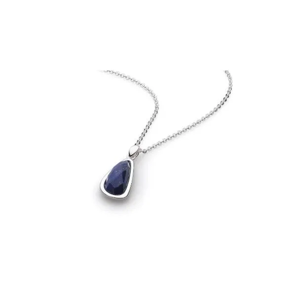 Silver Lapis Necklace Sam Dial Jewelers Pullman, WA