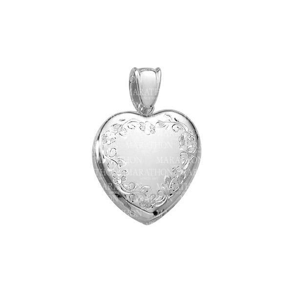 Hand Engraved Heart Locket Sam Dial Jewelers Pullman, WA