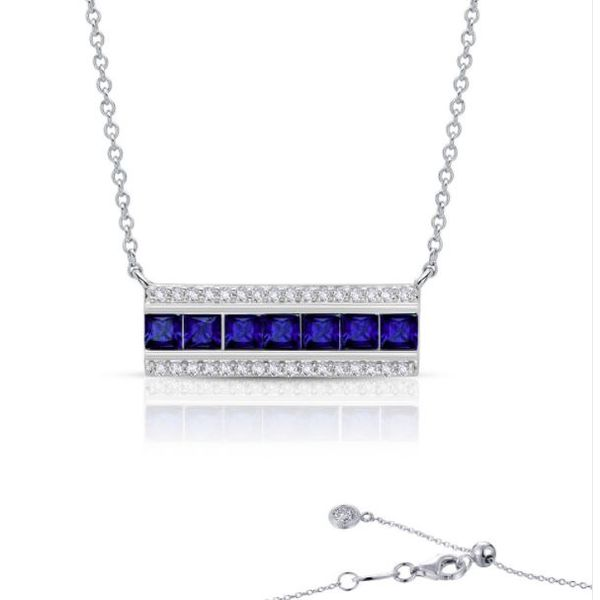 7 SYMBOLS OF JOY SAPPHIRE NECKLACE Sam Dial Jewelers Pullman, WA