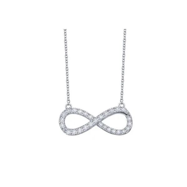 SILVER INFINITY NECKLACE Sam Dial Jewelers Pullman, WA