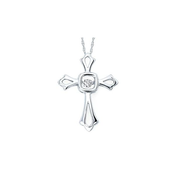 Sterling Silver Shimmer Cross Pendant Sam Dial Jewelers Pullman, WA