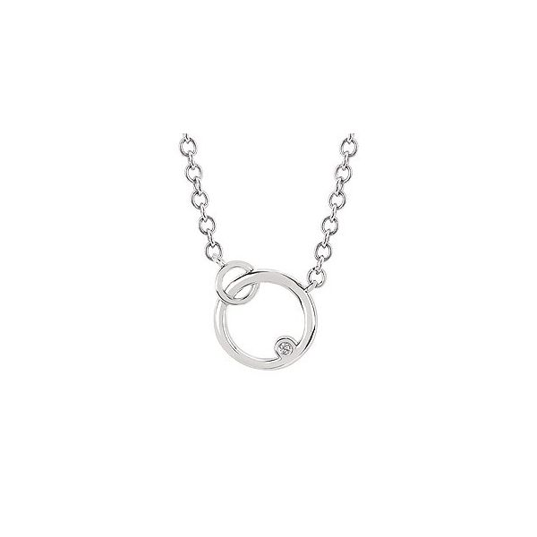 Sterling Silver Diamond Necklace Sam Dial Jewelers Pullman, WA