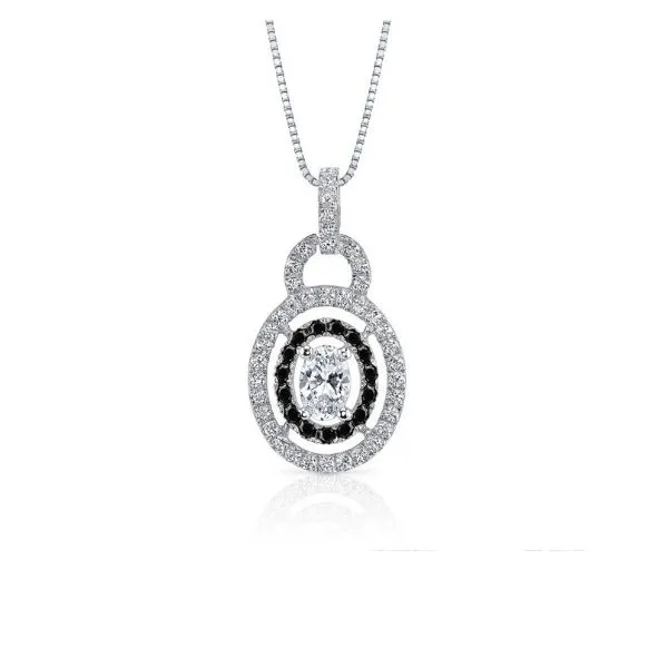Sterling Silver Black and White Pendant Sam Dial Jewelers Pullman, WA