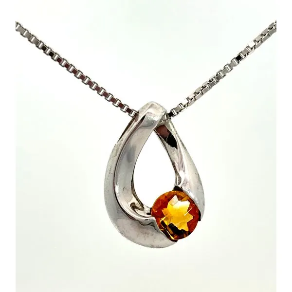 Citrine Slide Pendant Sam Dial Jewelers Pullman, WA
