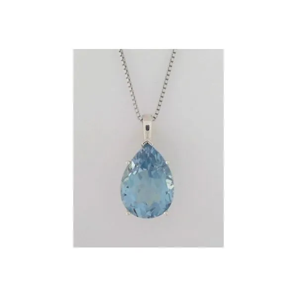 Swiss Blue Topaz Pendant Sam Dial Jewelers Pullman, WA