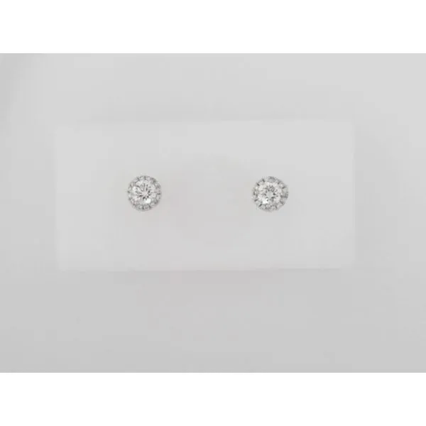 Diamond Halo Earring Studs Sam Dial Jewelers Pullman, WA