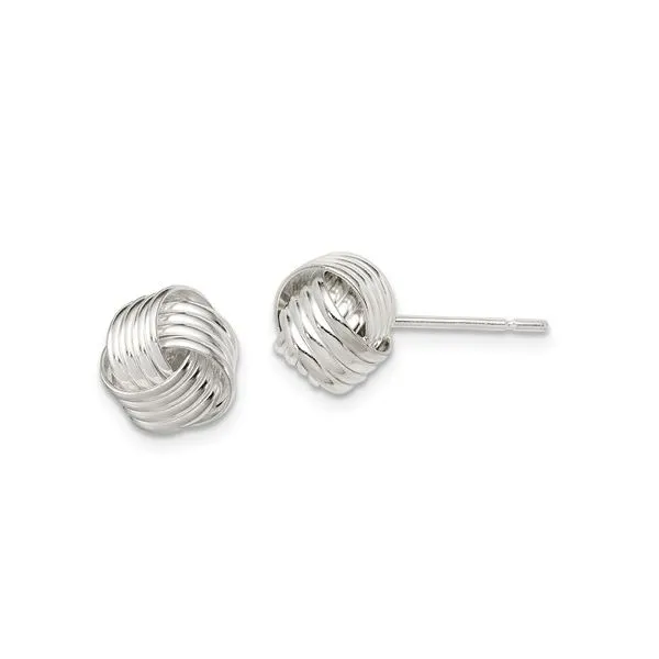 Silver Knot Studs Sam Dial Jewelers Pullman, WA