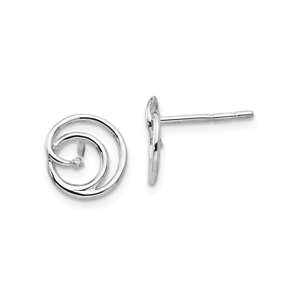 Silver Loop Studs Sam Dial Jewelers Pullman, WA