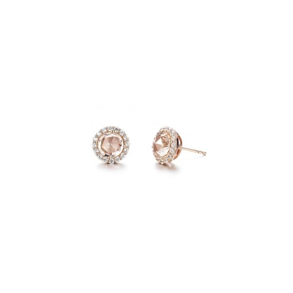 Silver CZ Halo Studs Sam Dial Jewelers Pullman, WA