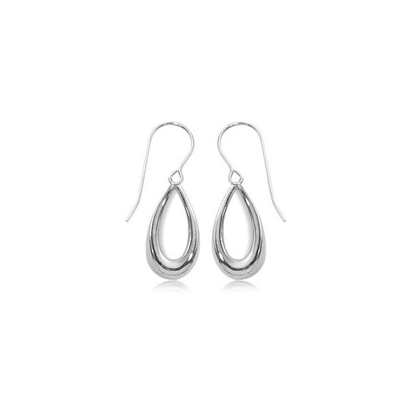 Silver Teardrop Dangle Earrings Sam Dial Jewelers Pullman, WA